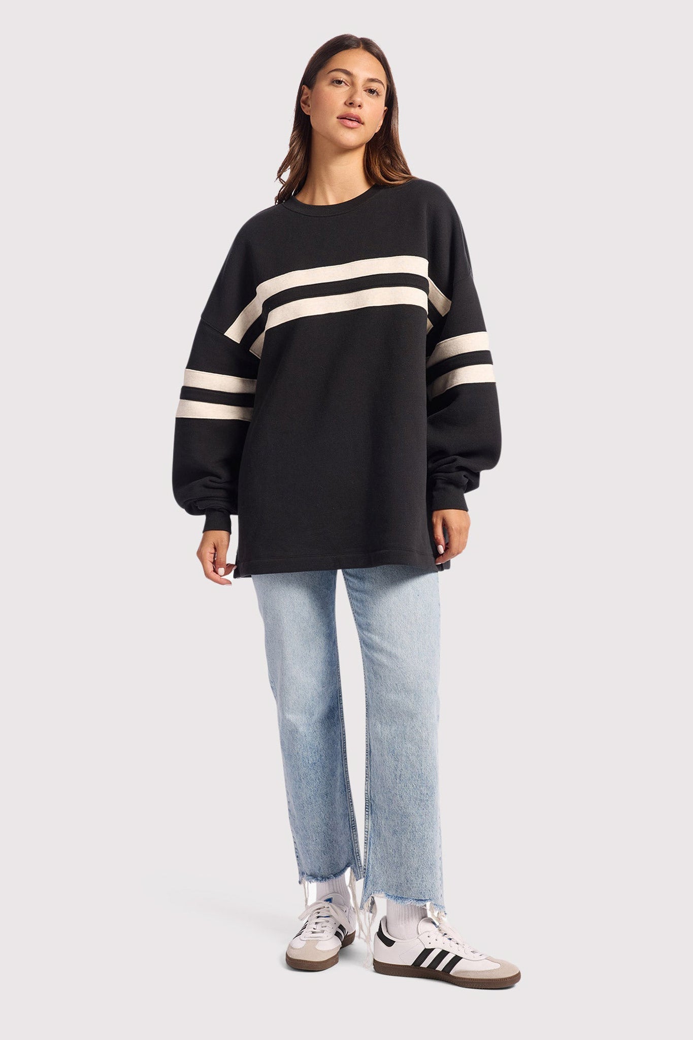 Varsity Crewneck | Black