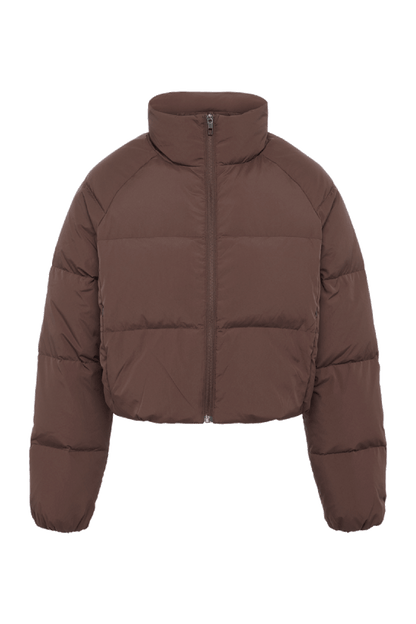 Peak Puffer Jacket | Coffee