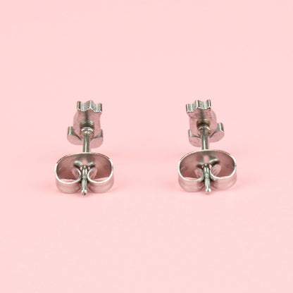Tiny Tulip Stud Earrings