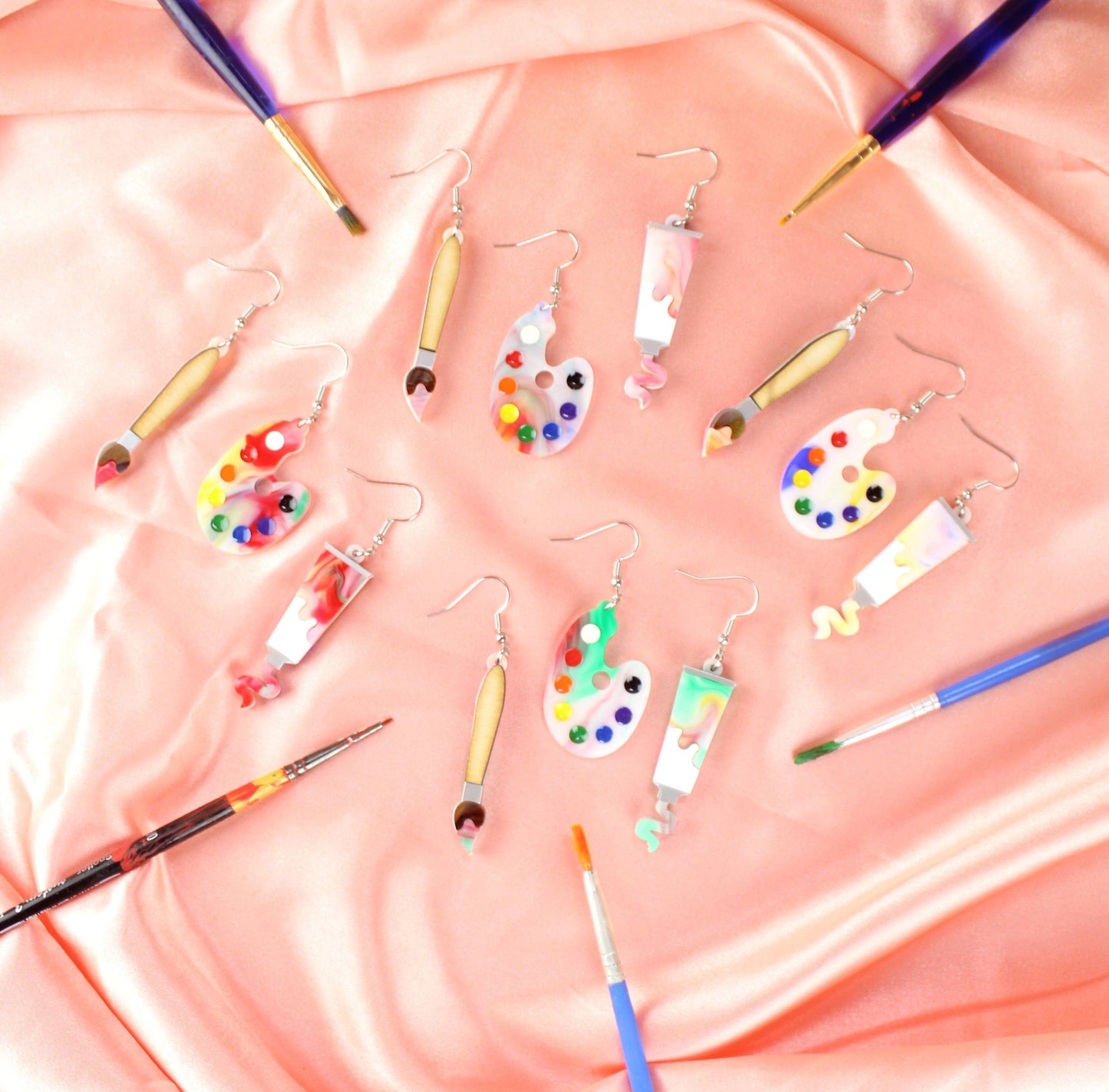 This Is An Art Earrings Set!
