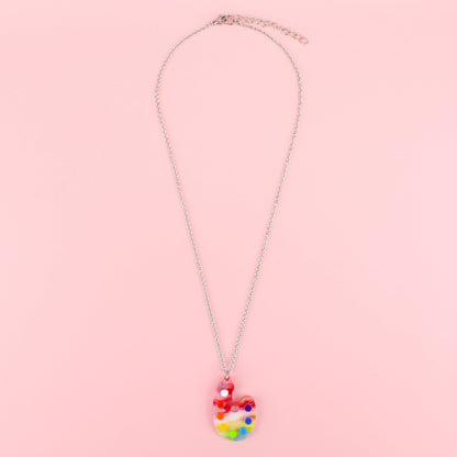 This Is An Art Palette Necklace