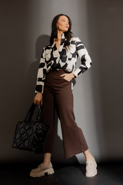 Black/White Abstract Blogger Shirt
