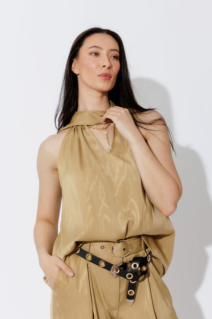 Black Eyelet Belt