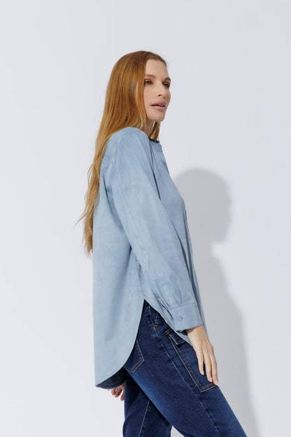 Blue Suede Blogger Shirt