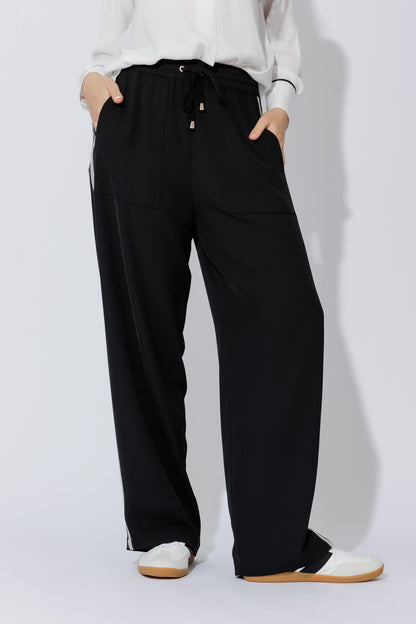 Black Side Stripe Pant