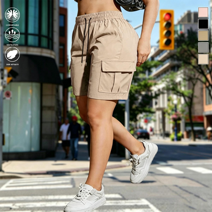 Women’s Outdoor Cargo Shorts – Multi-Pocket Design for Everyday Adventures