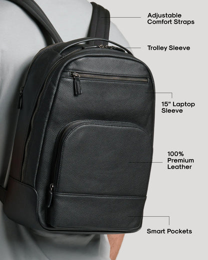Premium Leather Backpack