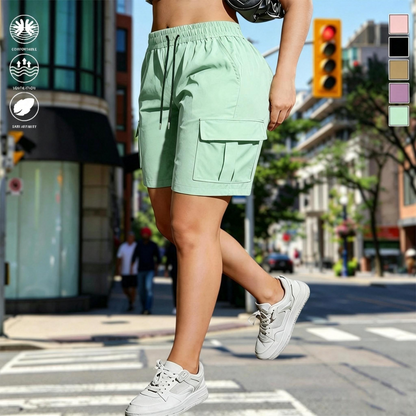 Women’s Outdoor Cargo Shorts – Multi-Pocket Design for Everyday Adventures