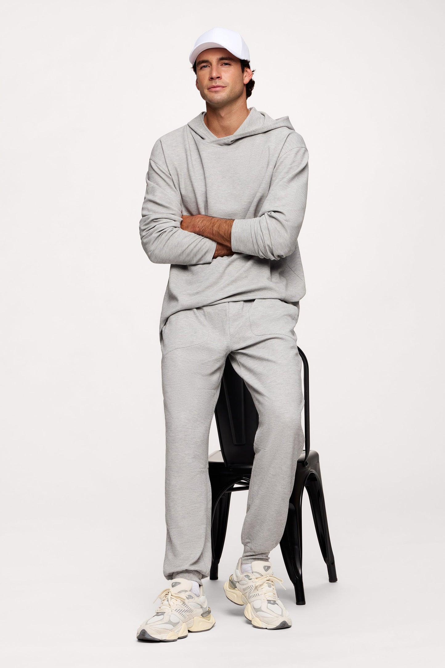 Performance Waffle Jogger | Heather Grey