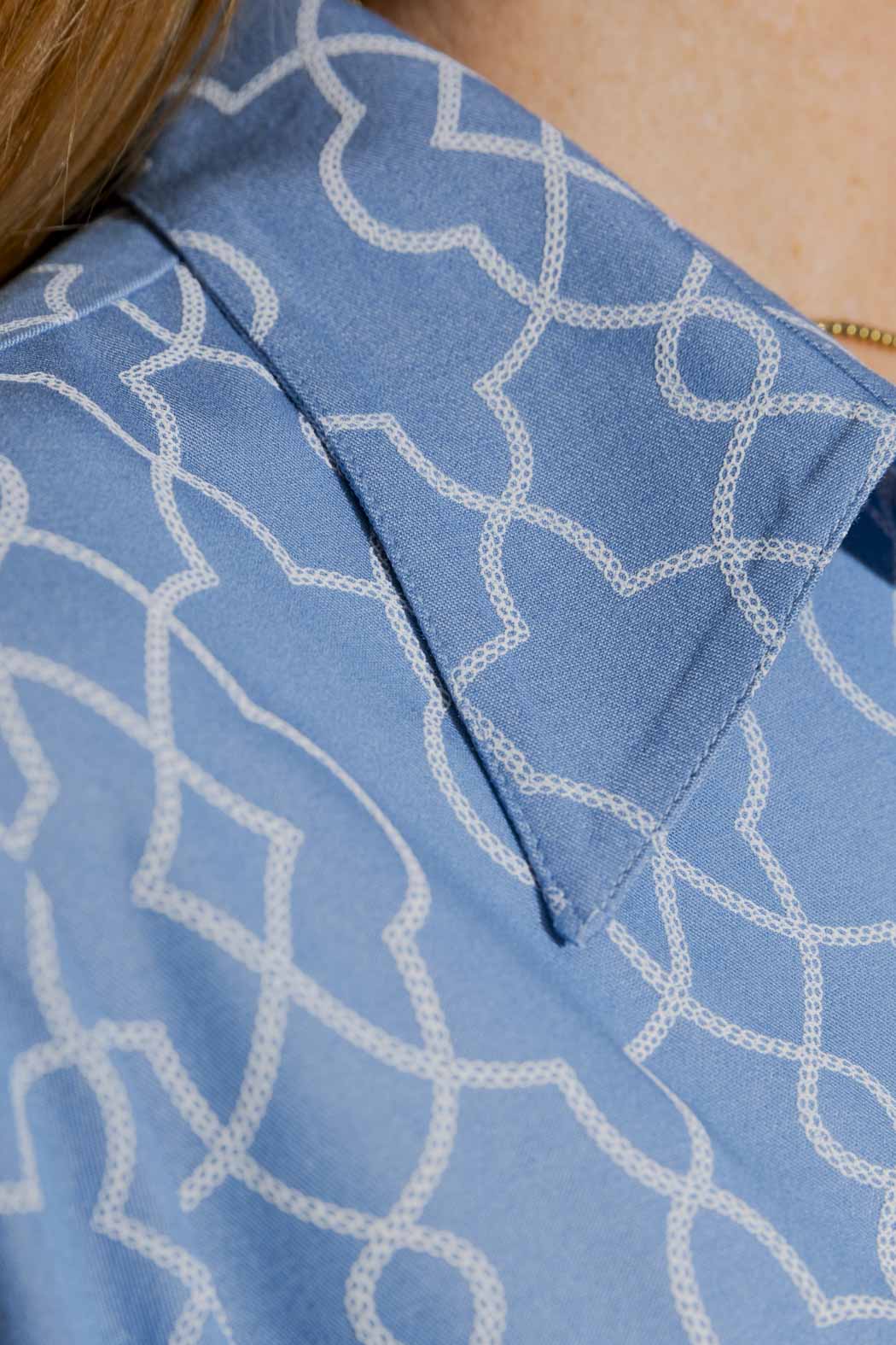 Chambray Embroidery Classic Shirt