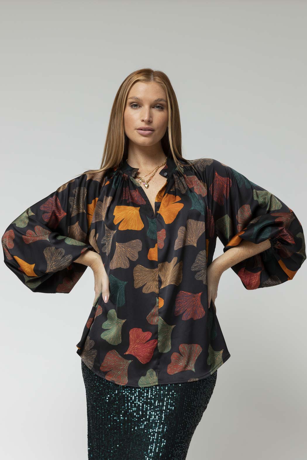 Black Leaf Bailey Blouse