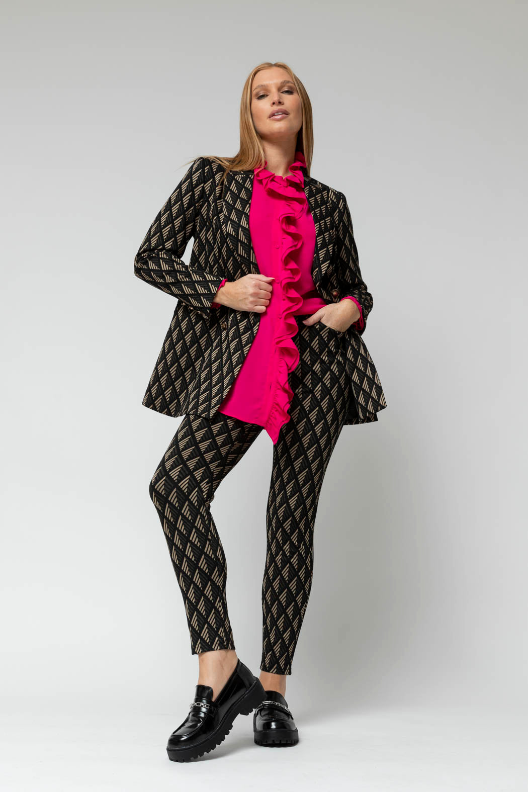 Black Taupe Bari Blazer