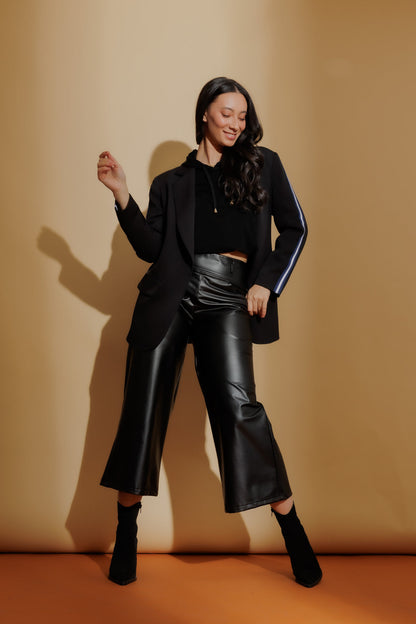 Black Tencel Hoodie