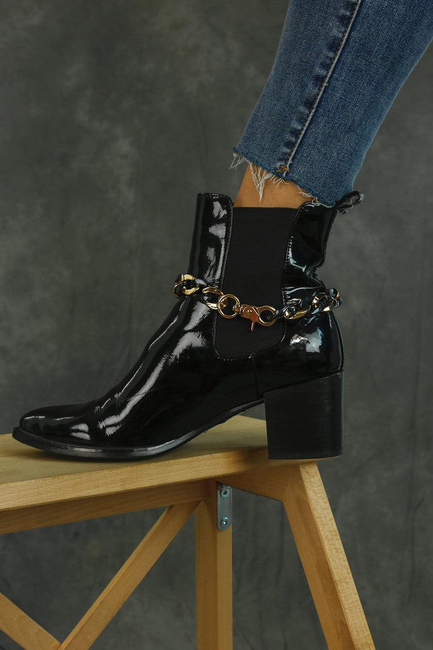 Black & Gold Boot Chain