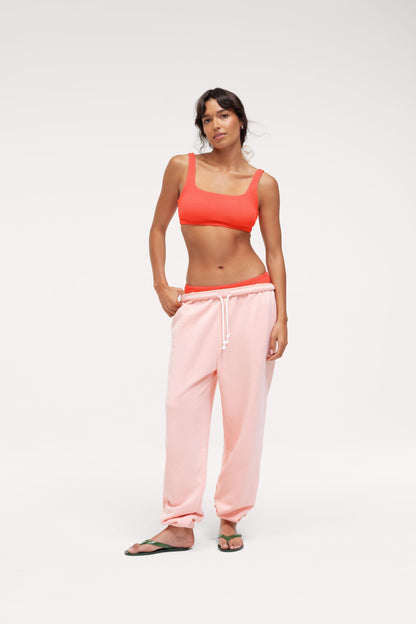Square Neck Bikini Top | Crispy Papaya