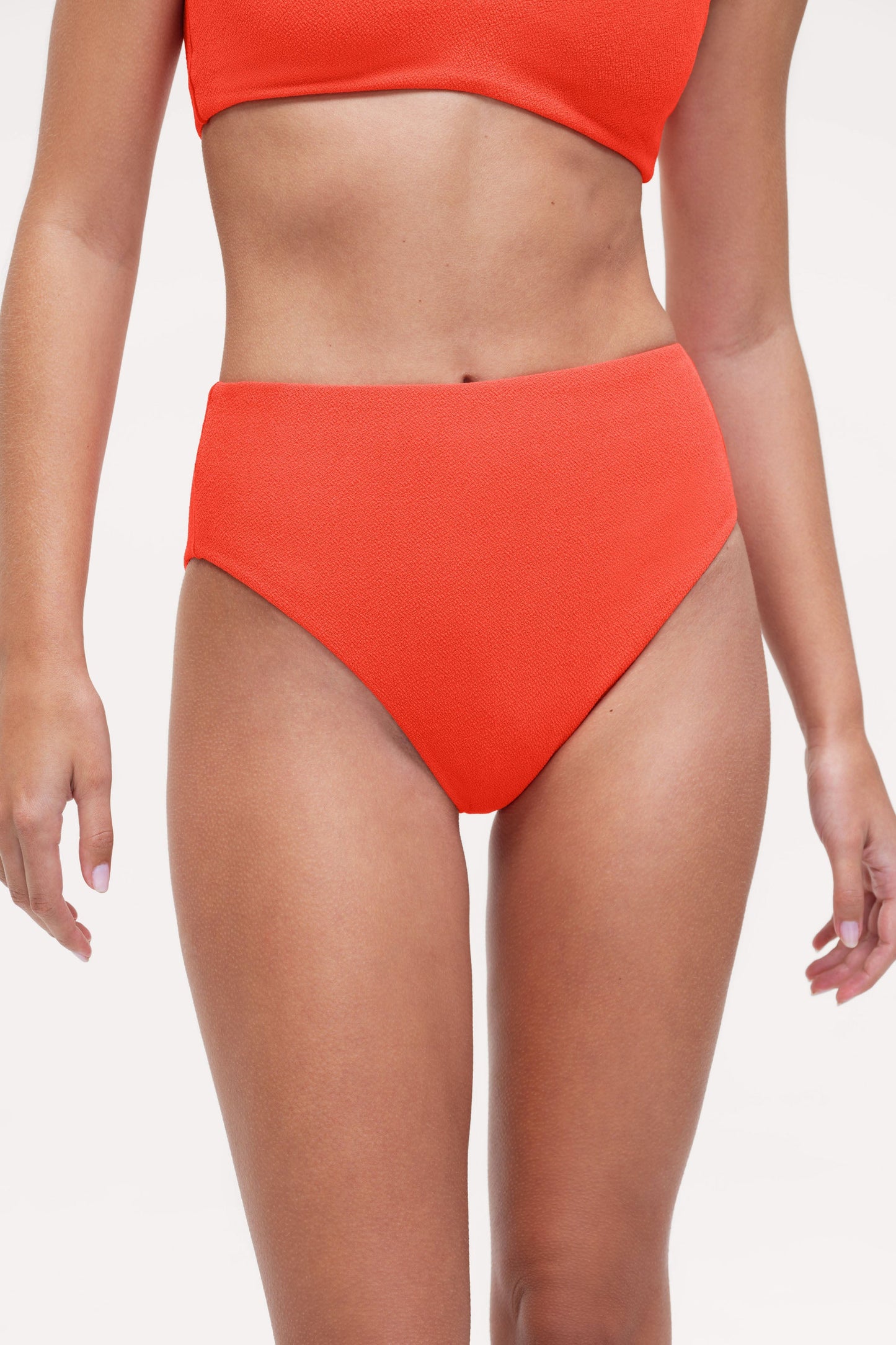 High Waist Bikini Bottom | Crispy Papaya