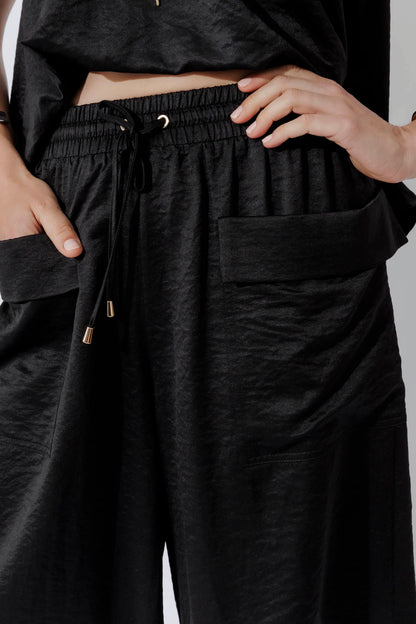 Black Cargo Shorts