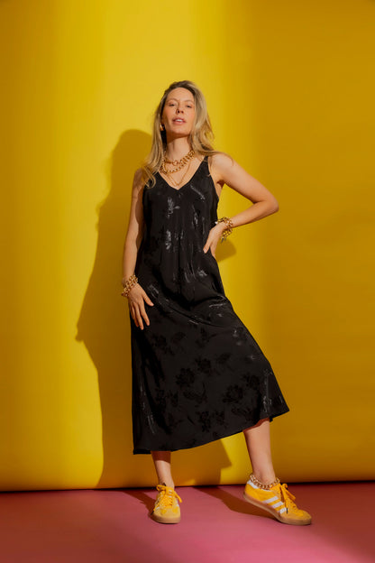Black Bias Dress