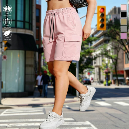 Women’s Outdoor Cargo Shorts – Multi-Pocket Design for Everyday Adventures