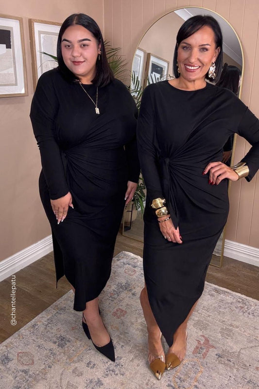 Black Tencel Harlow Dress