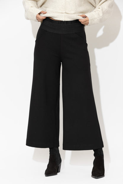 Black Waist Shaper Jet Culotte