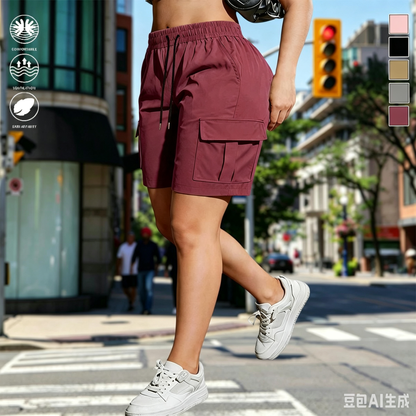 Women’s Outdoor Cargo Shorts – Multi-Pocket Design for Everyday Adventures