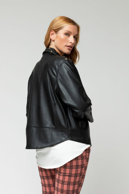 Black Ultra Stud Biker Jacket - Sale