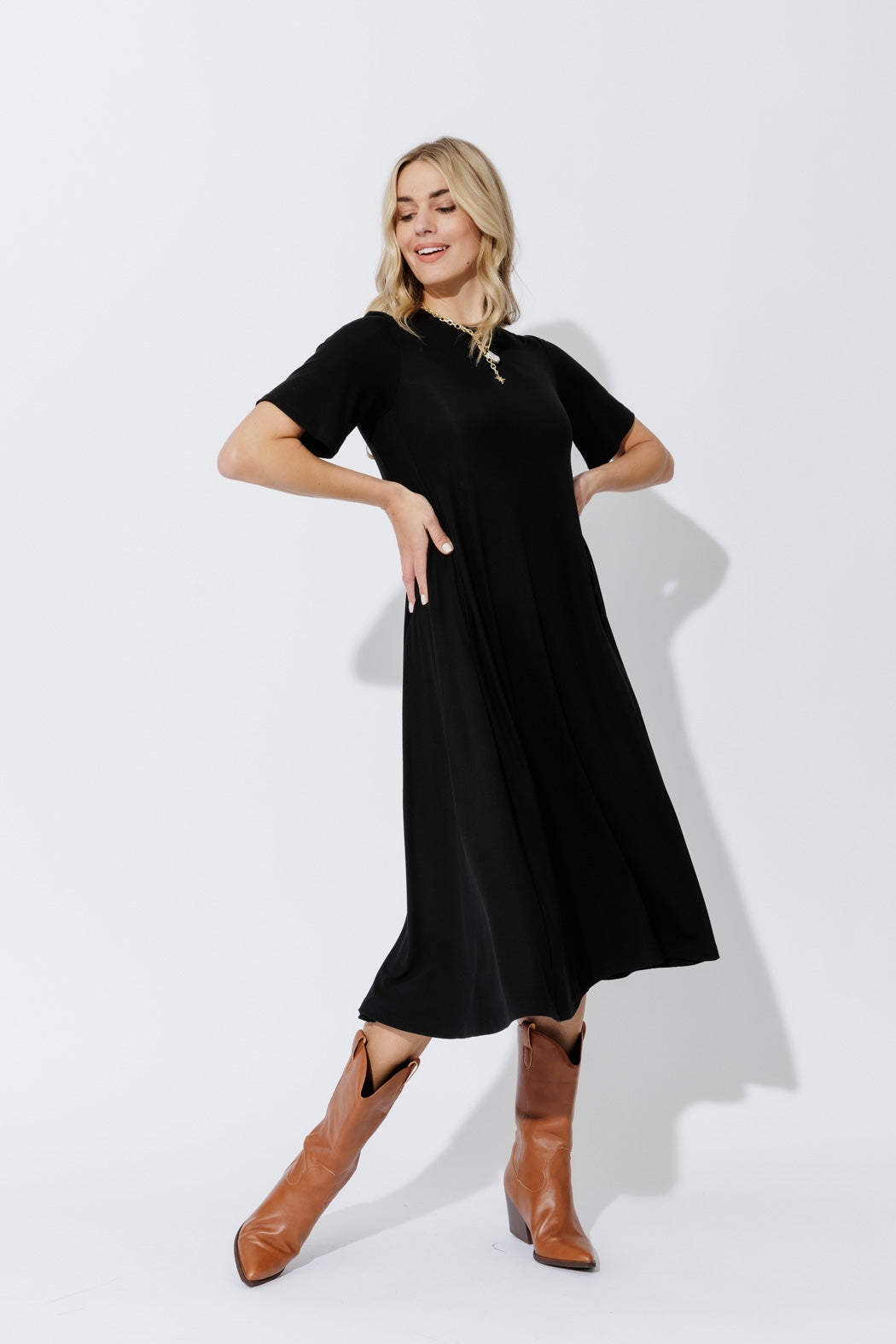 Black Tencel Bella Dress