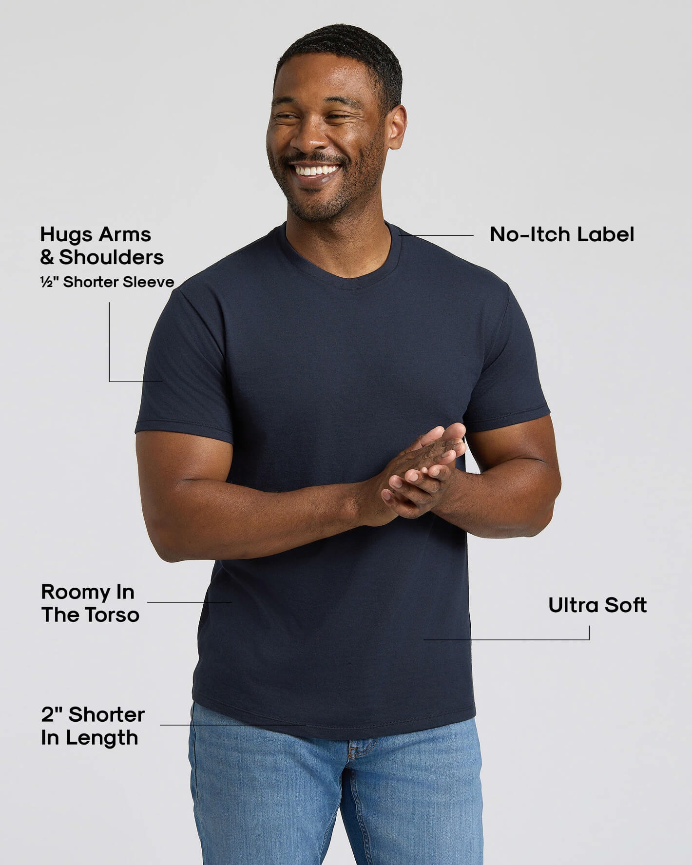 Short Classic Crew Neck 3-Pack