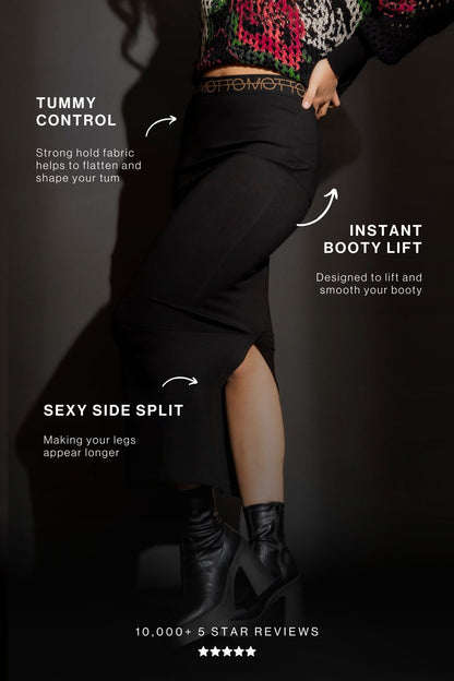 Black Ponte Miracle Skirt