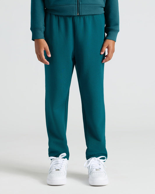 Girls Deep Emerald Relaxed Joggers