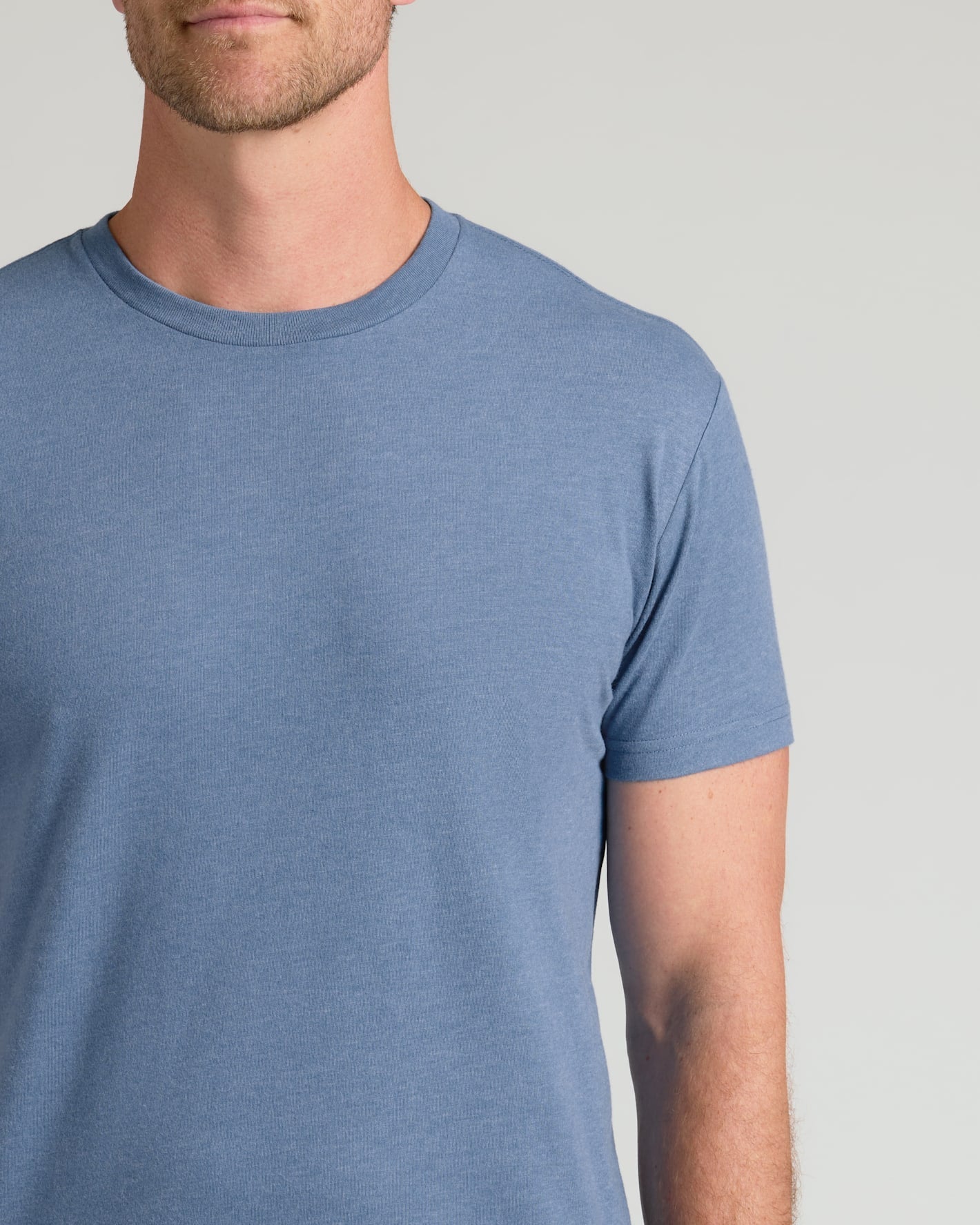 Dark Heather Vintage Navy Classic Crew Neck