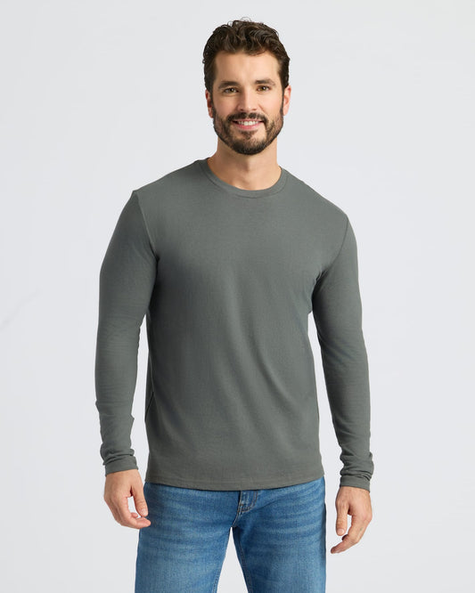 Carbon Classic Long Sleeve Crew Neck