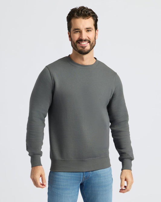 Carbon Fleece French Terry Pullover Crew Neck
