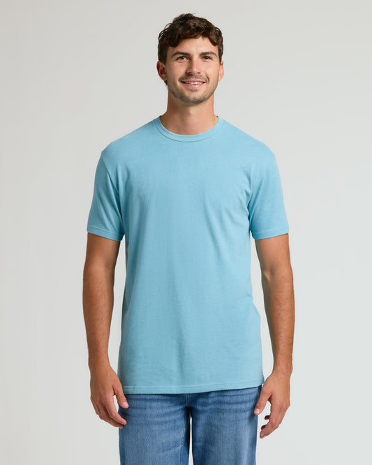 Heather Voyager Short Sleeve Tall Crew