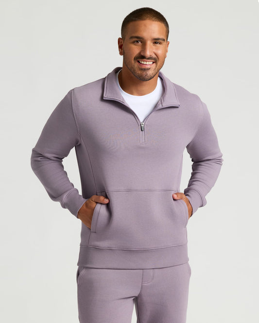 Thistle Quarter Zip Fleece Sweatshirt