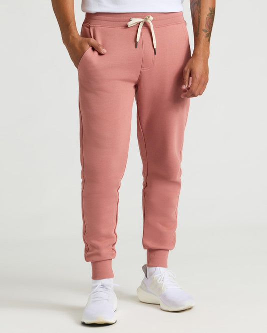 Rose Fleece French Terry Joggers
