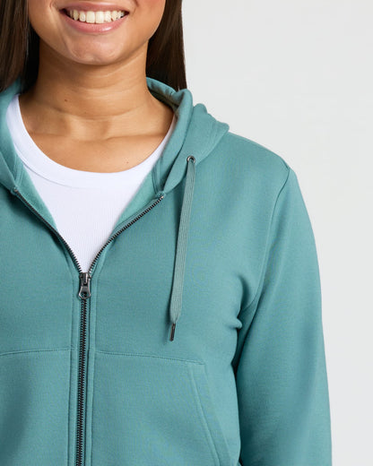 Womens Stormcloud Crop Zip Hoodie & Relaxed Jogger 2-Pack