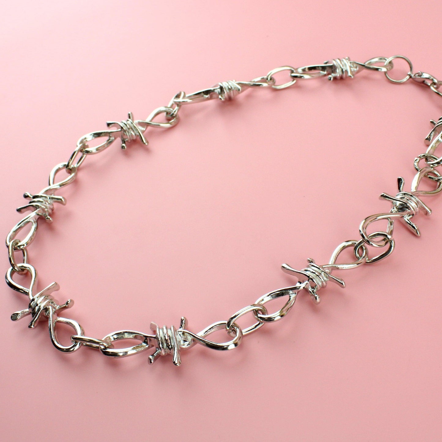 Thick Barbed Wire Necklace