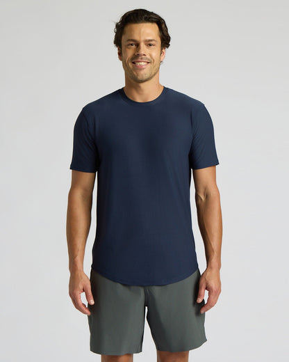 Active Curved Hem Crew 3-Pack