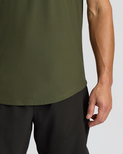 Grove Active Curved Hem Crew