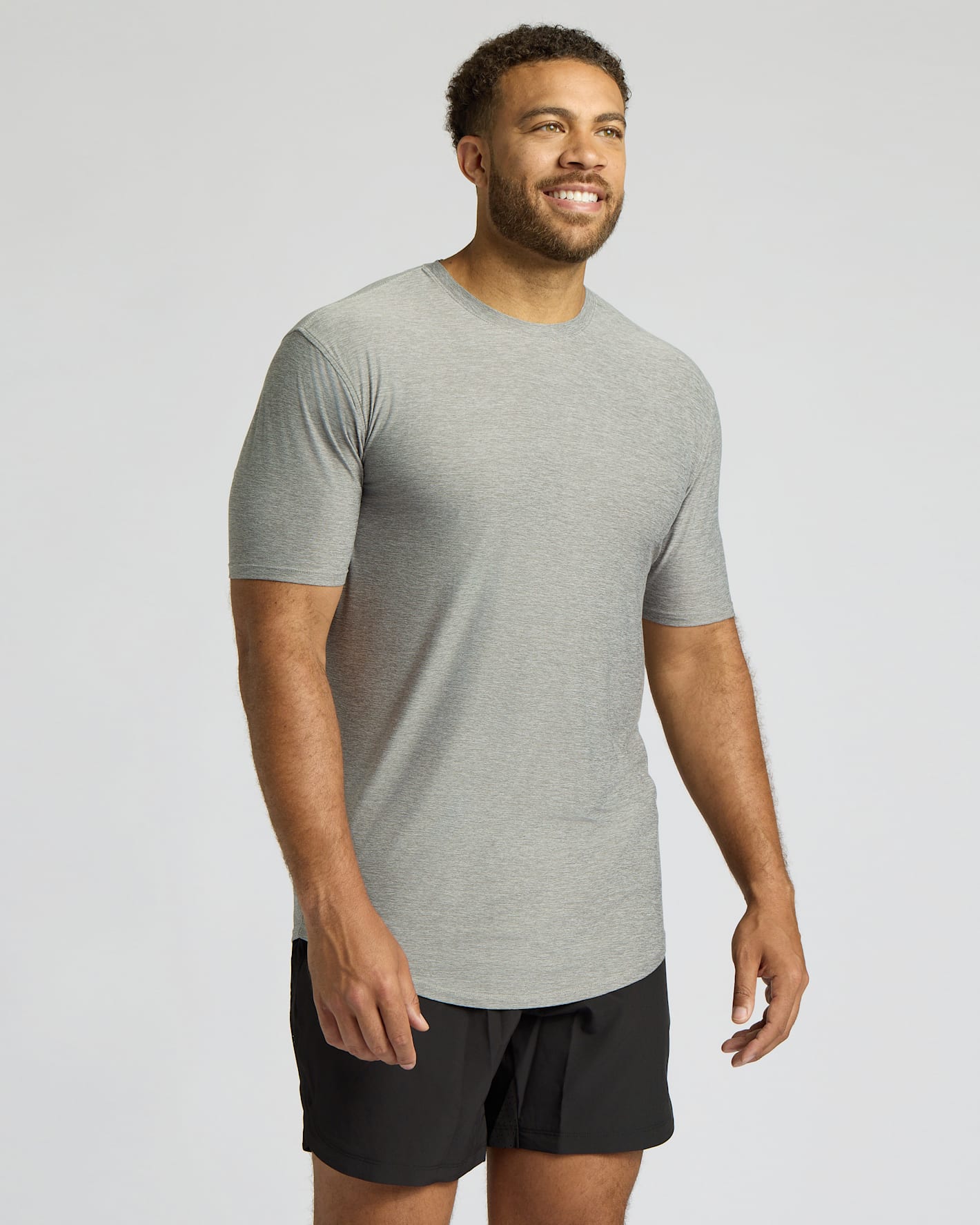 Active Curved Hem Crew 3-Pack