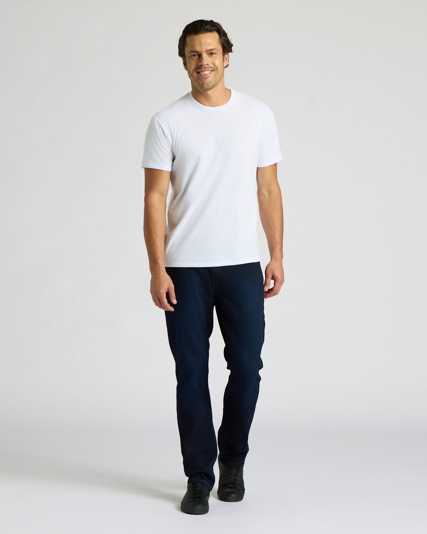 All White Short Classic Crew Neck 6-Pack