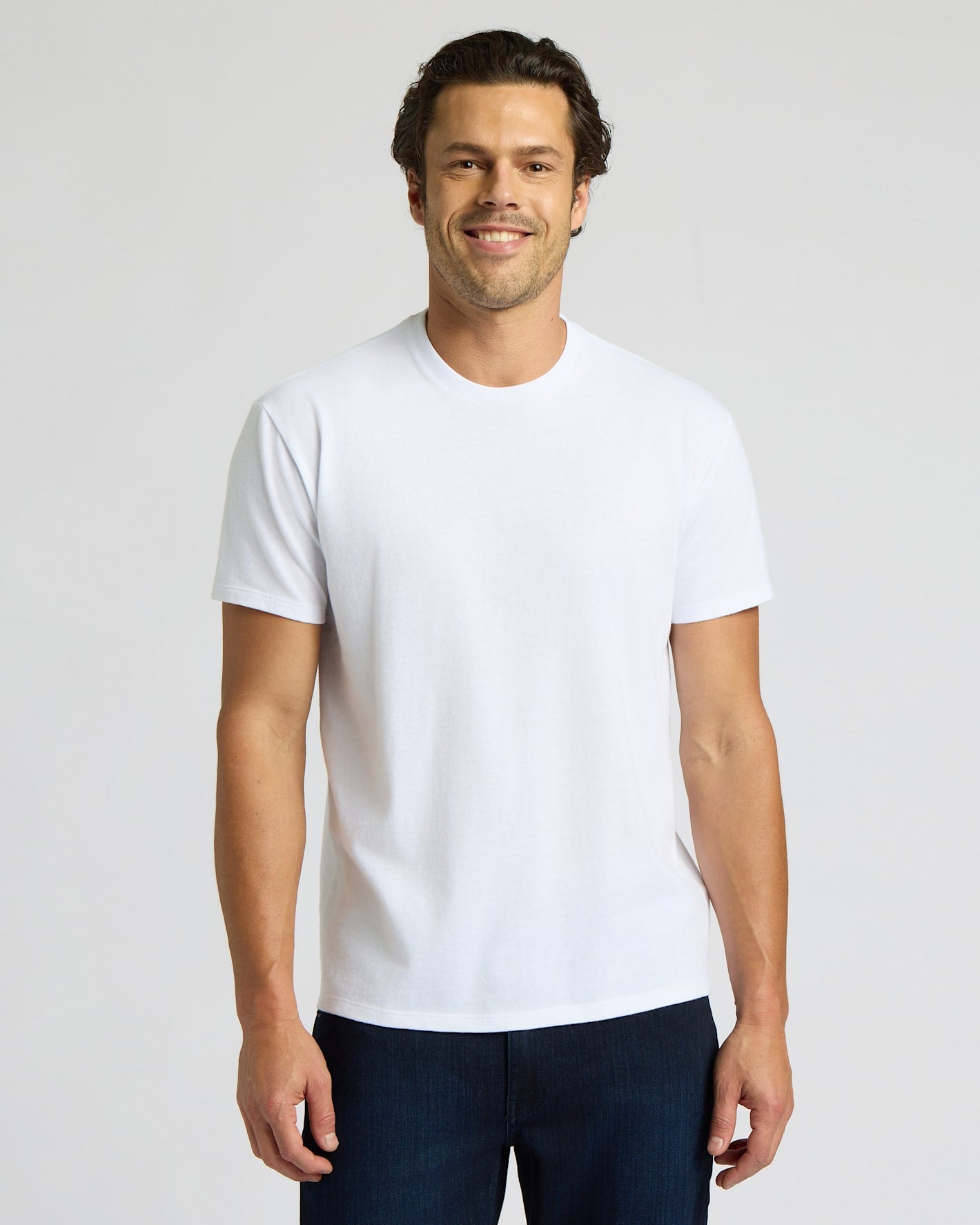 Black & White Short Classic Crew Neck 6-Pack