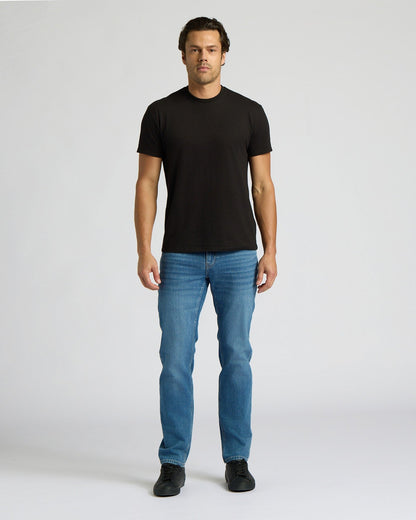 All Black Short Classic Crew Neck 6-Pack