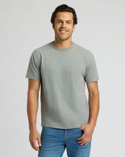 Heather Gray Short Classic Crew Neck