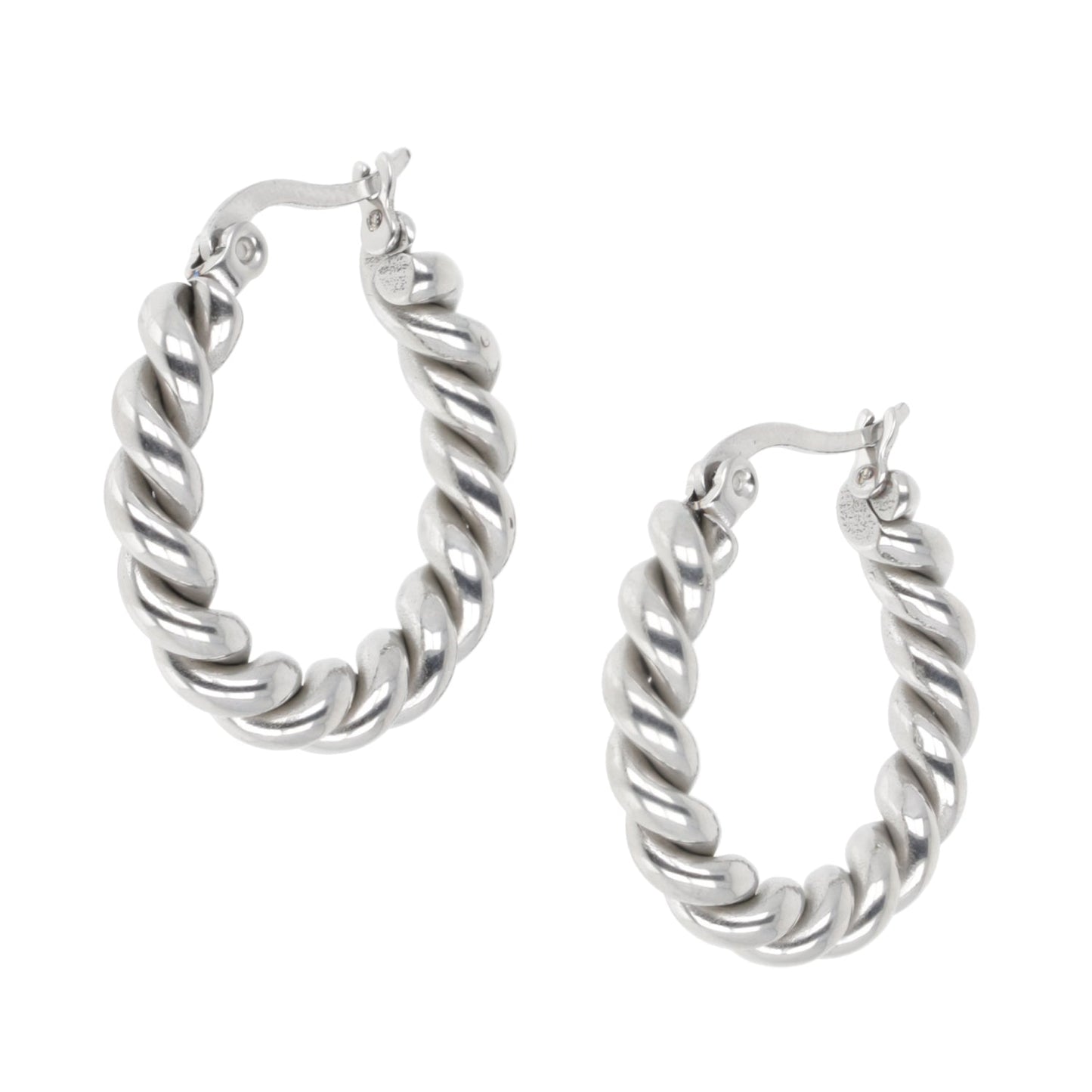 Twist and Shout Hoop Earrings