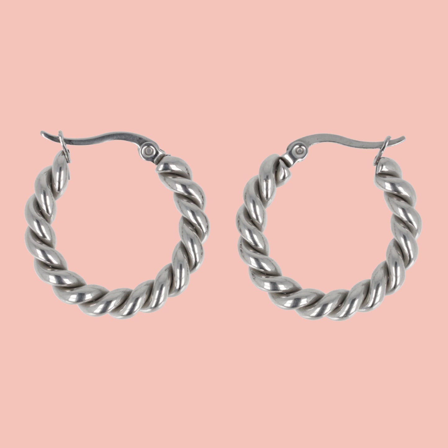 Twist and Shout Hoop Earrings