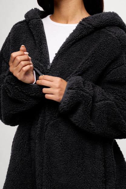 Summit Sherpa Zip-Up | Black