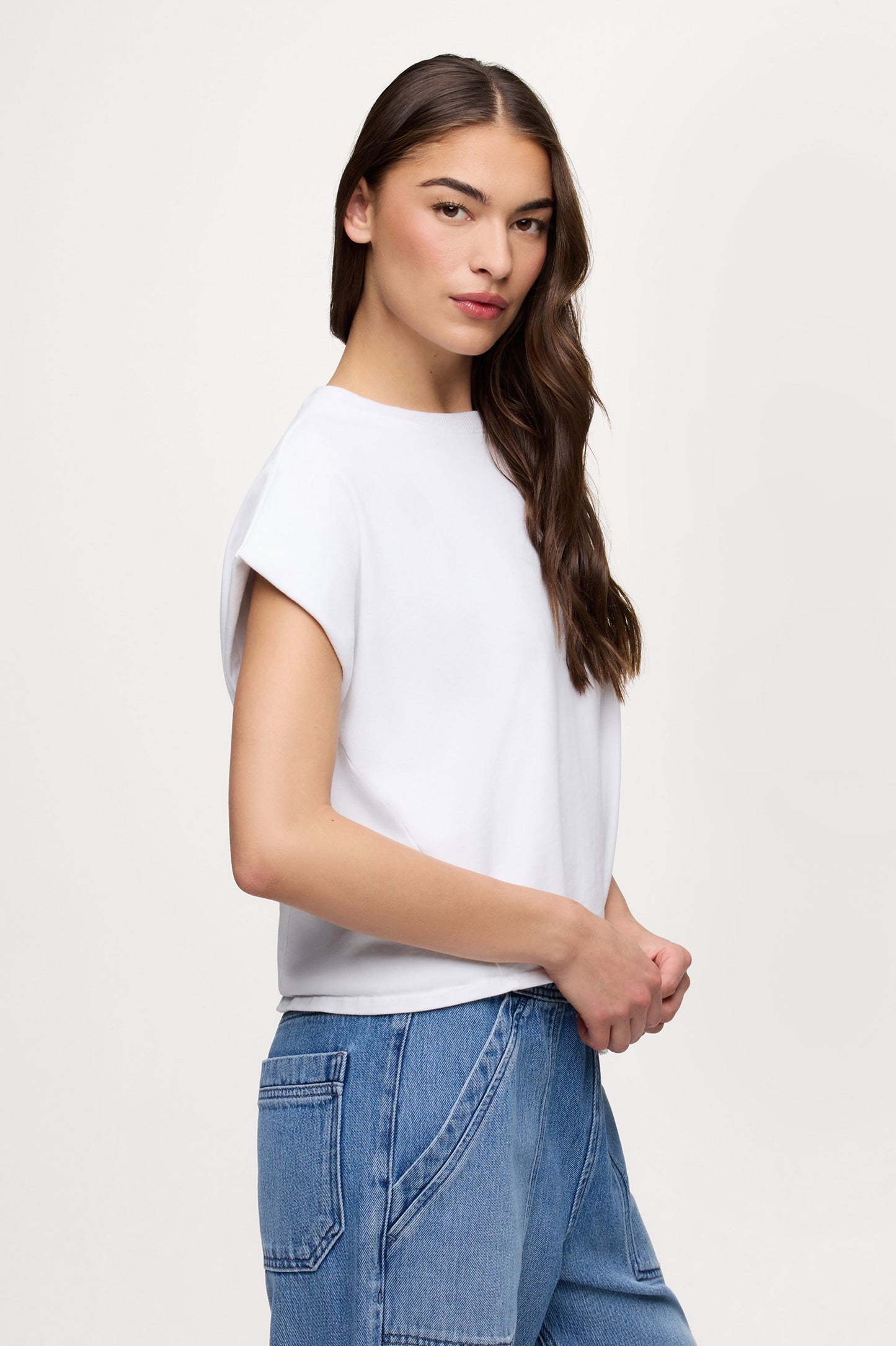 Swing Muscle Tee | White